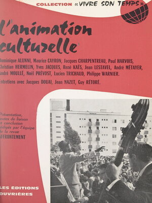 cover image of L'animation culturelle